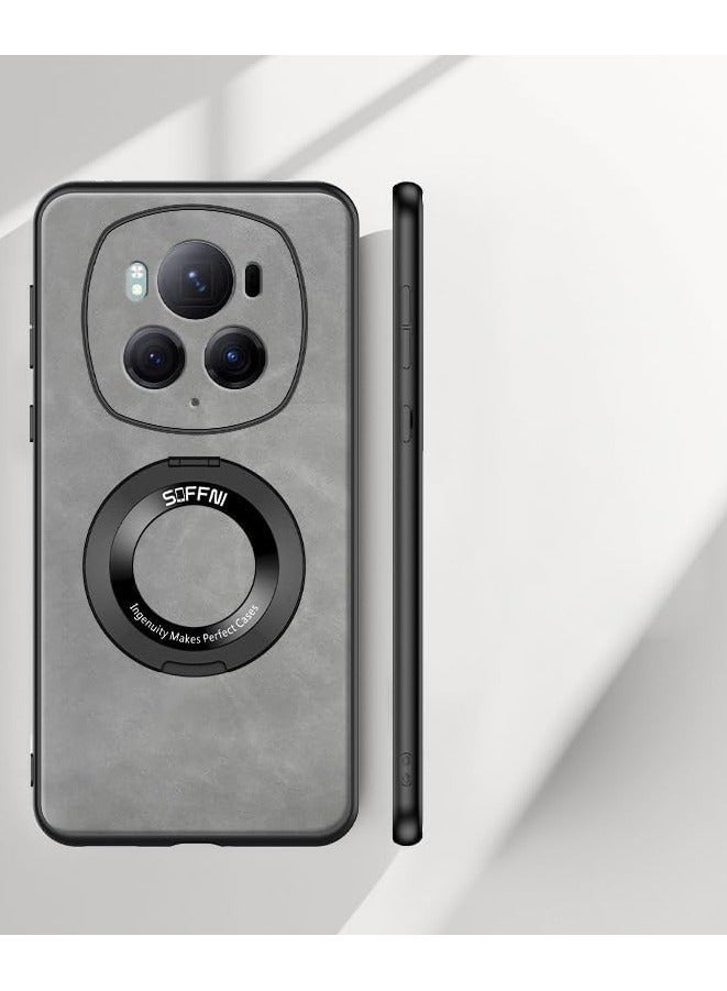 general Case Compatible with Honor Magic 6 Pro Case with Magnetic 360° Kickstand Case, Multi-Function Case Leather Shockproof TPU Protective Heavy Duty Phone Case - Image 1