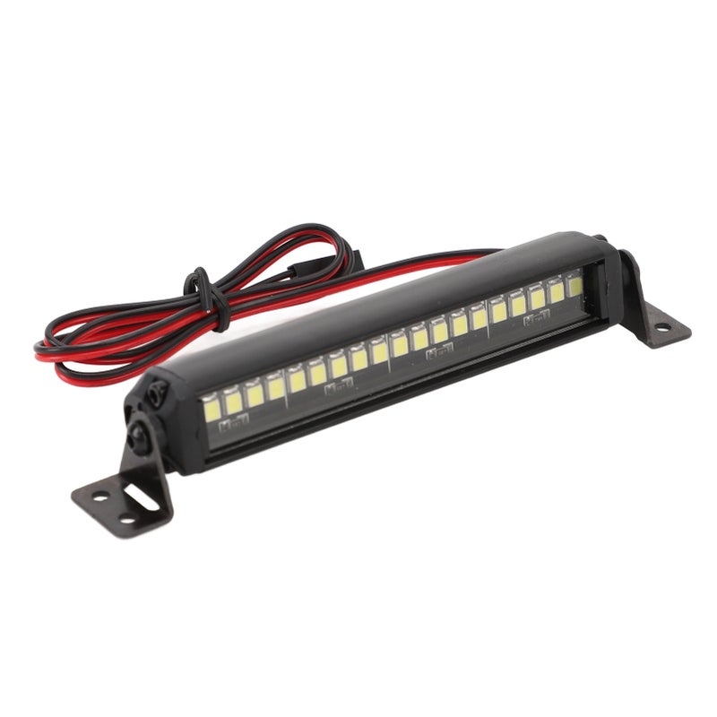 Light Bar 20 LEDs High Brightness Aluminum Single Row Simulated Roof Light for 1/10 RC Crawler Car - Image 2