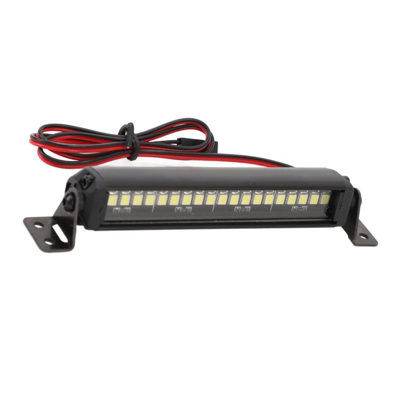 Light Bar 20 LEDs High Brightness Aluminum Single Row Simulated Roof Light for 1/10 RC Crawler Car - Image 4