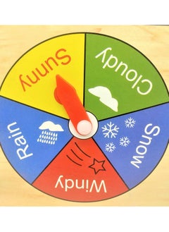 Generic Interactive Clock for Learning Time and Calendar by As-Safwa, Multicolor, W17-4  - Image 3