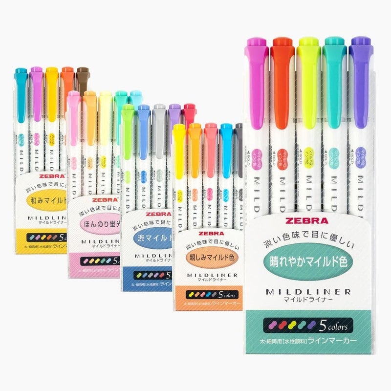 Zebra Technologies Zebra Mildliner Pastel Highlighter, Pack of 25 - Image 1