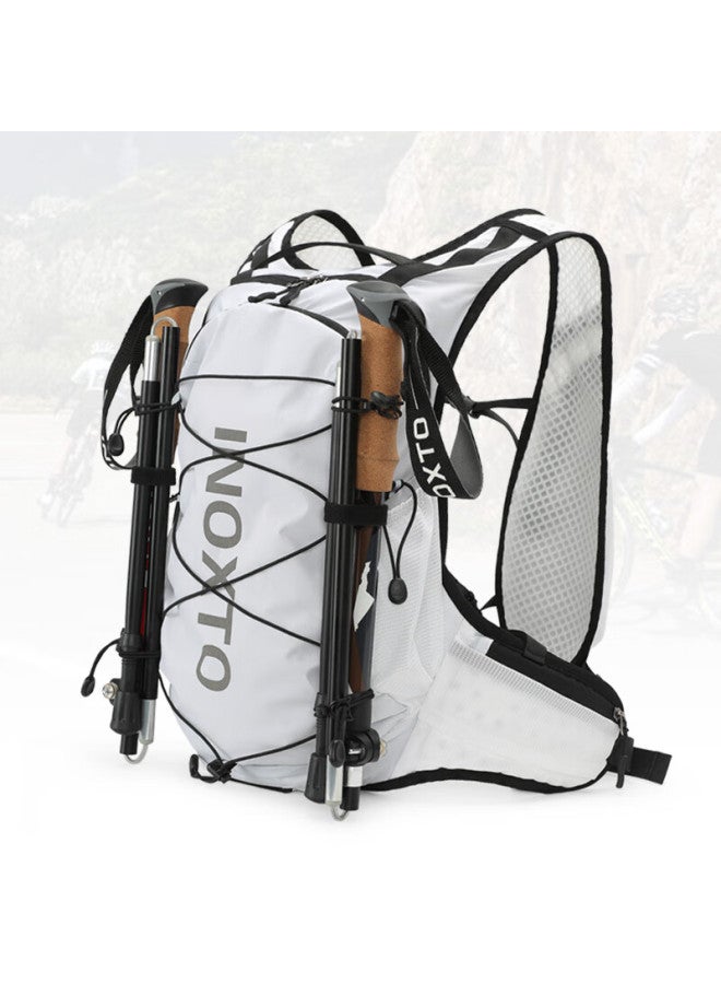 Inoxto Eagle 12l Outdoor Backpack - Multifunctional Casual Hiking Travel Cycling Off-road Double Shoulder Bag 576 White - Image 1