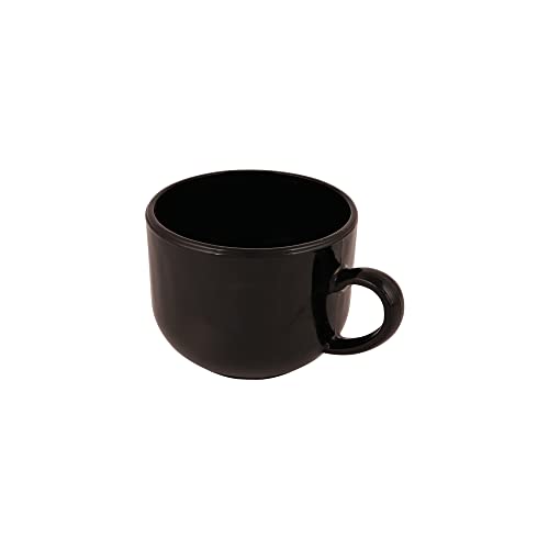 LVOOK Opalware 6Pcs Premium Dark Black Tea Cup, Coffee Mug, Set of 6pcs (150ml) - Image 3