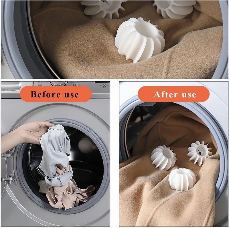 NIVAKINI NIVAKINI Laundry Washer Balls Silicone Laundry Dryer Balls Reusable TangleFree EcoFriendly Laundry Scrubbing Balls Portable Clothes Cleaning Laundry Ball for Special Washing Machine 10pcs - Image 5