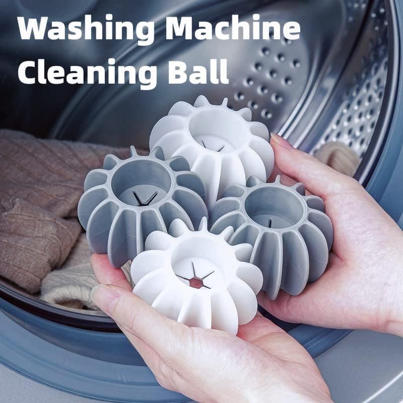NIVAKINI NIVAKINI Laundry Washer Balls Silicone Laundry Dryer Balls Reusable TangleFree EcoFriendly Laundry Scrubbing Balls Portable Clothes Cleaning Laundry Ball for Special Washing Machine 10pcs - Image 2