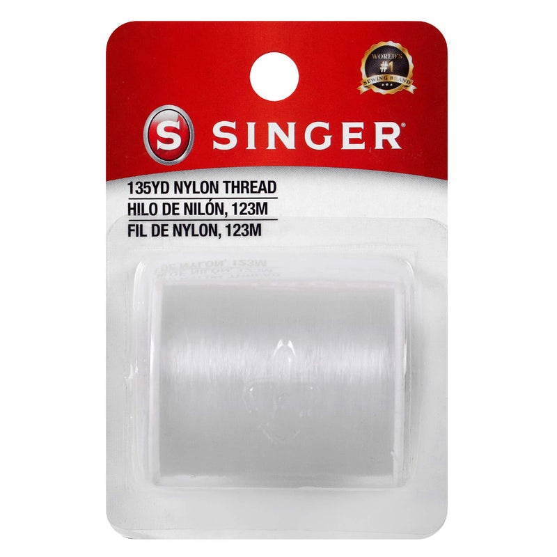 Singer Clear Invisible Nylon Sewing Thread 135Yard