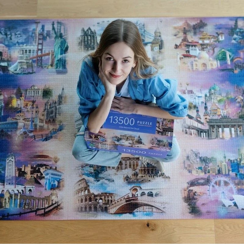 Trefl - Cities Beyond The Clouds Prime Puzzle 13500 Pieces - 81030 - Image 3