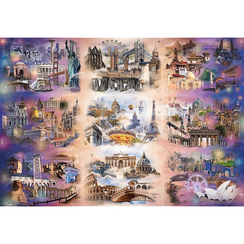 Trefl - Cities Beyond The Clouds Prime Puzzle 13500 Pieces - 81030 - Image 2