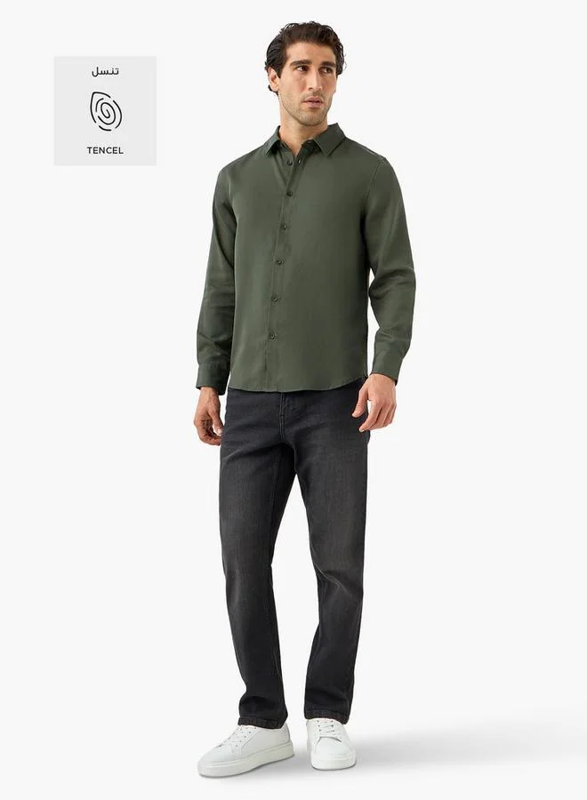 Splash FAV Regular Fit Shirt with Long Sleeves