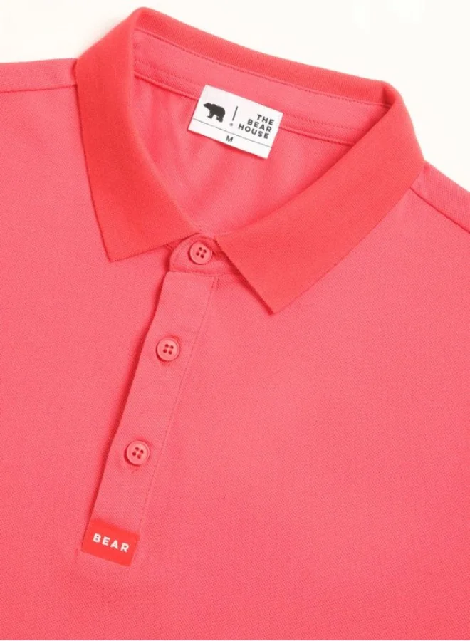 THE BEAR HOUSE Men's Polo Shirt for Casual & Semi-Formal Wear | Classic Collar Neck T-Shirt | Comfortable, Stylish & Versatile for Office, Travel, Outings & Everyday Use