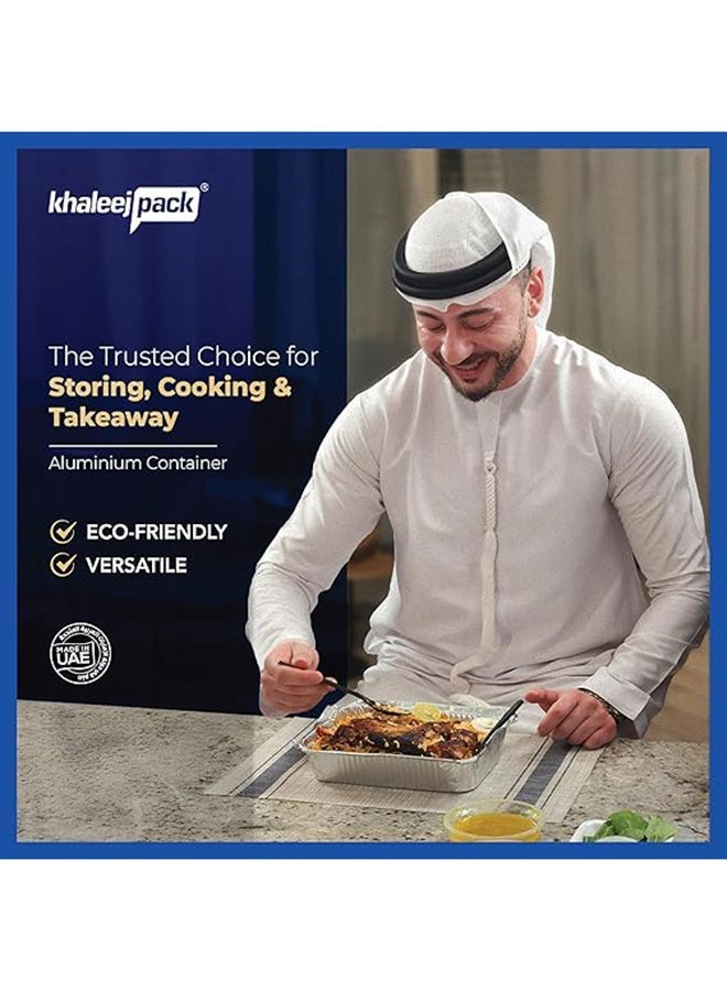 Khaleej Pack Super saver Aluminium container 1200ml Pack of 20 Pcs - Special Offer Combo Pack - 83120 - Image 2