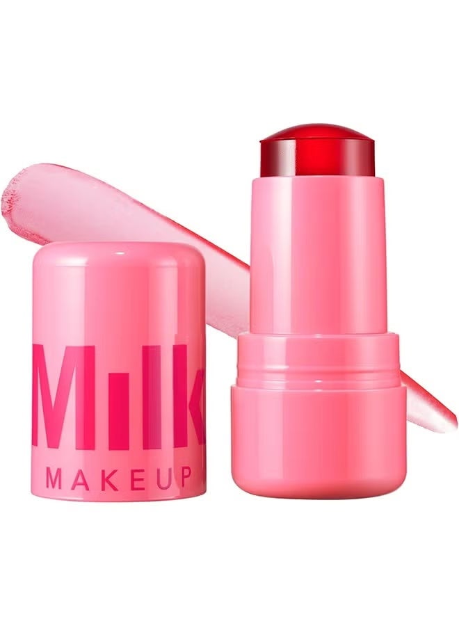 MILK MAKEUP Cooling Water Jelly Tint Lip + Cheek Blush Stain, Blush Stick for Cheeks, Jelly Blush Stick, Longlasting Non-Stick, Paraben-Free, 0.17 oz (Chill) - Image 1