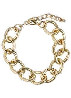 Just Peachy Just Peachy Women Gold-Plated Chain Bracelet, Elegant & Adjustable Design, Hypoallergenic & Premium Quality Gold-Plated Jewelry, Perfect for Everyday Wear or Special Occasions  - Image 1