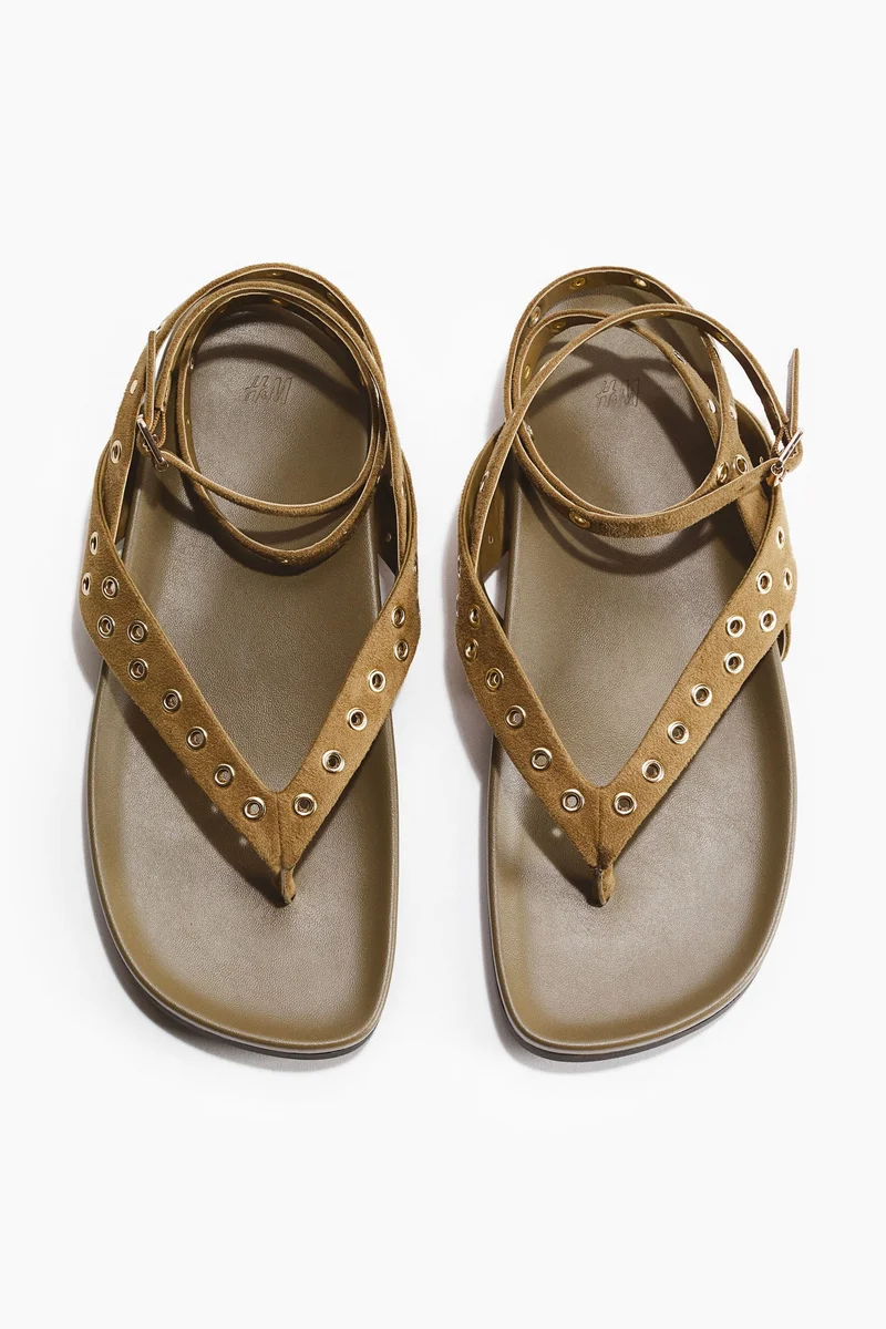 H&M Eyelet-detail sandals