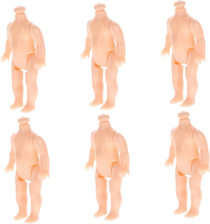 Abaodam 20pcs Mini Doll DIY Body Accessories Set Plastic Doll Bodies for Crafts for DIY Projects and Creative Arts - Image 1