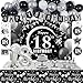 Halema 18th Birthday Decorations for Boys Black White Happy 18th Birthday Decorations for Boy 18 Year Old Birthday Decor with 18th Bday Banner Balloons Tablecloth Backdrop 18 Years Party Supplies for Boys - Image 2