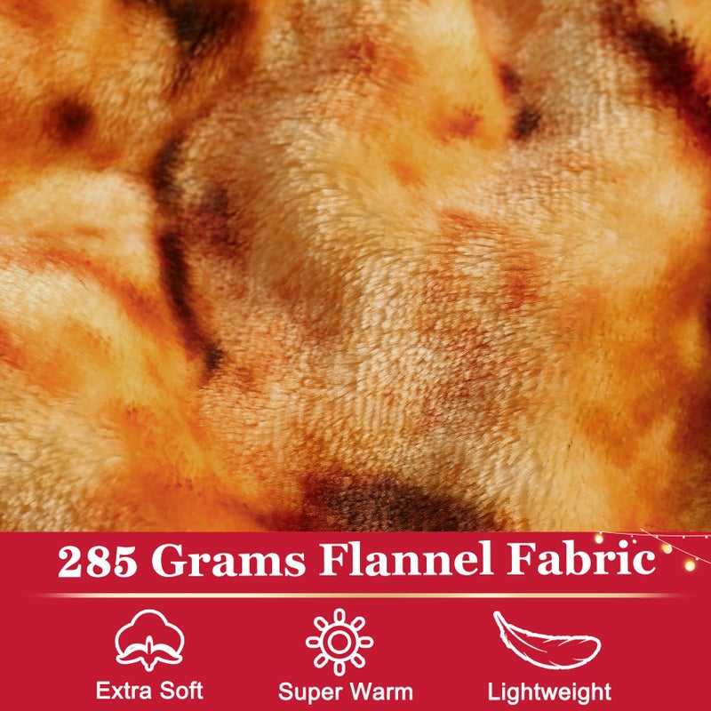 Jorbest Cookies Blanket Adult Kids and Baby Size for Birthday Gifts  Double Sided Food Throw Blanket Funny Gifts for Women Men Teen  285 GSM Soft Flannel Taco Blanket (Dark Brown  80 inches) - Image 5