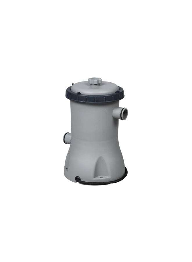 Bestway 800-gallon pool filter pump for children's and adult pools with a built-in filtration system to keep the pool clean. An essential accessory for pool filtration supplies, water toys, and gardens. 58386 - Image 1