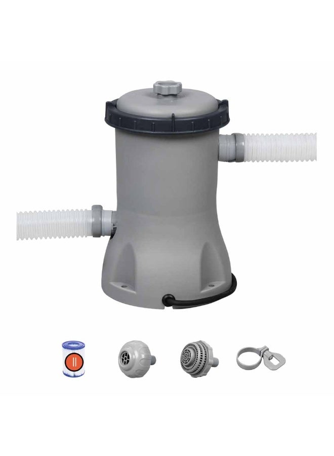 Bestway 800-gallon pool filter pump for children's and adult pools with a built-in filtration system to keep the pool clean. An essential accessory for pool filtration supplies, water toys, and gardens. 58386 - Image 4