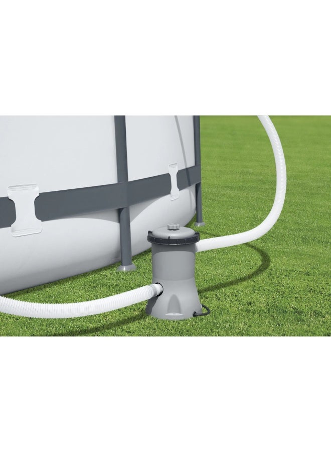 Bestway 800-gallon pool filter pump for children's and adult pools with a built-in filtration system to keep the pool clean. An essential accessory for pool filtration supplies, water toys, and gardens. 58386 - Image 2