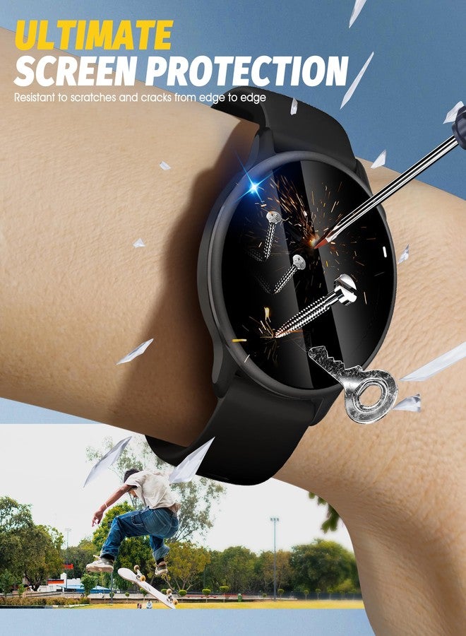 Orzero (3 Pack) Watch Screen Protector Compatible for Garmin Vivoactive 6, PMMA and PET (Not Tempered Glass) Ultra Thin HD Full Coverage Anti-Scratch - Image 3