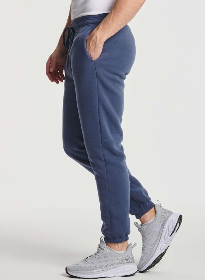 REALESSENTIALS Mens Joggers Sweatpants Fleece Pants Active Jogger Sports Athletic Training Track Gym Running Workout Fit Tapered Casual French Terry Quick Dry Fit Pockets Bottom, Set 3, L, Pack of 3 - Image 3