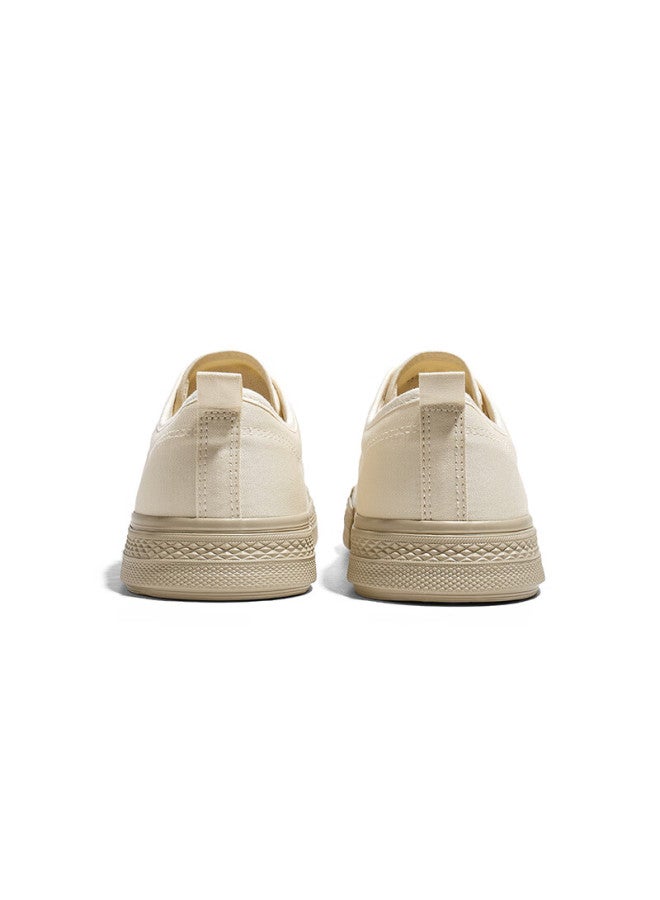 Humanity Renben Canvas Shoes Women's Spring And Summer Breathable Shoes Men's Mesh Shoes Beige Size 41 - Image 3