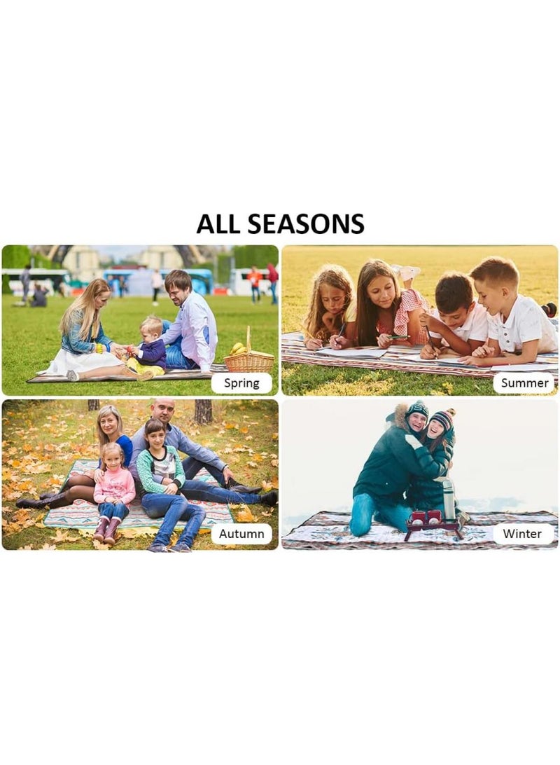 Y&D 2*3Meter Outdoor Moisture Proof Folding Beach Camping Waterproof Picnic Mat - Image 4