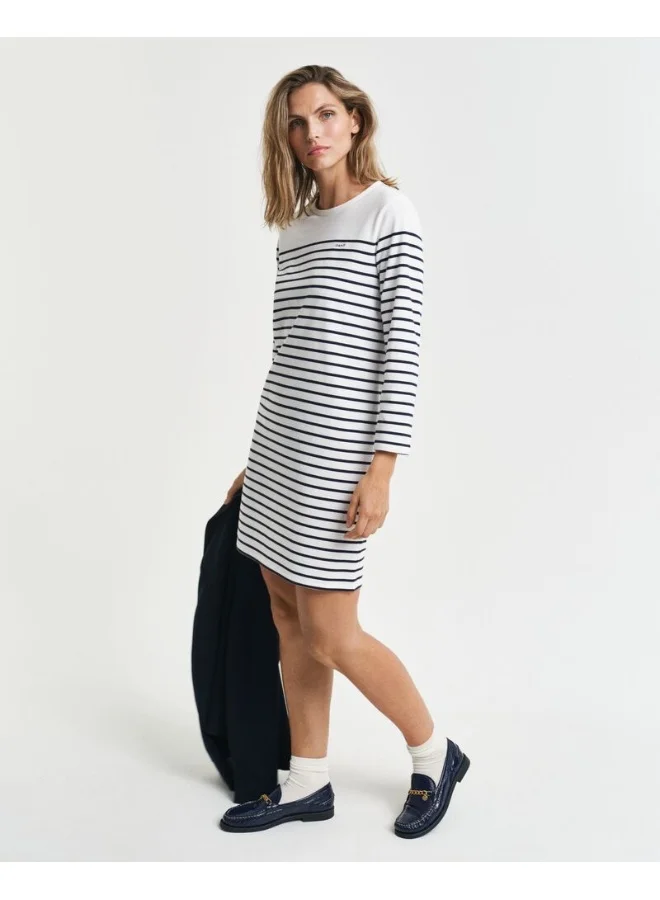GANT Breton Crew Neck Dress