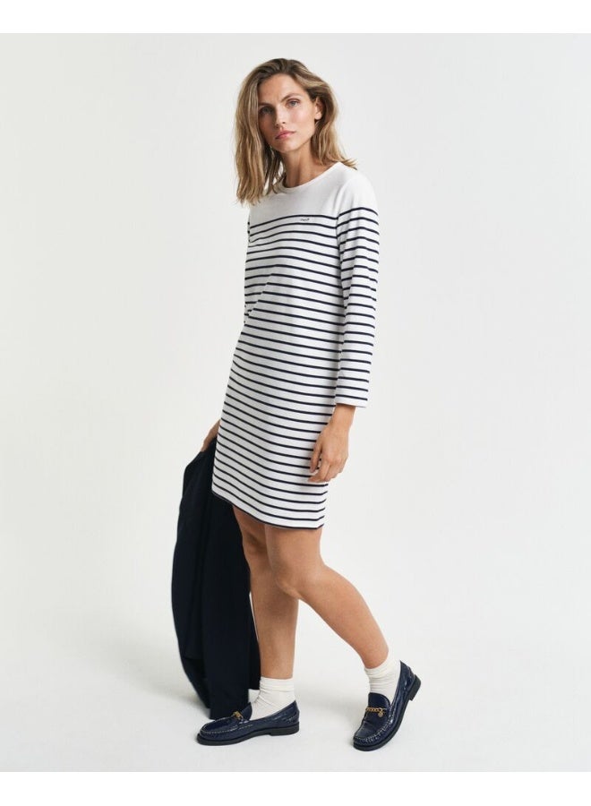 GANT Breton Crew Neck Dress - Image 3