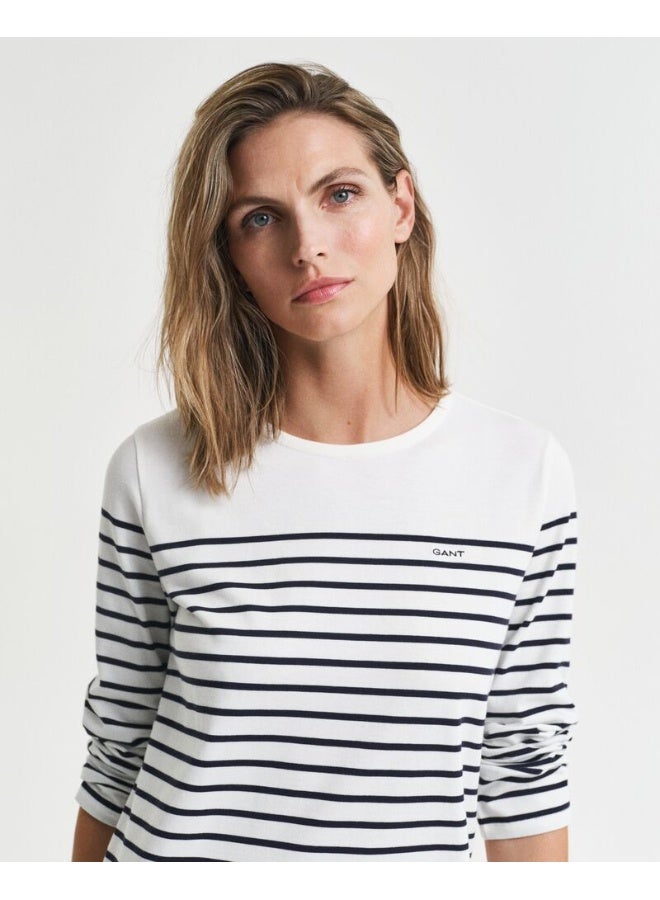 GANT Breton Crew Neck Dress - Image 1