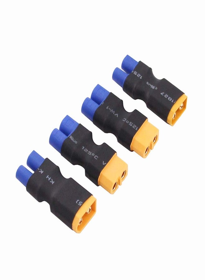 OliRC 4pcs No Wires Connector: XT60 XT-60 to EC3 Style Male Female Connector Adapter(C156-4) - Image 2