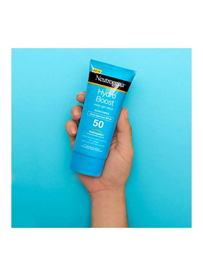 Neutrogena 3-Piece Hydro Boost Water Gel Non-Greasy Moisturizing Sunscreen SPF 50 Blue 3.0 (88 ) eachFluid Ounce - Image 4