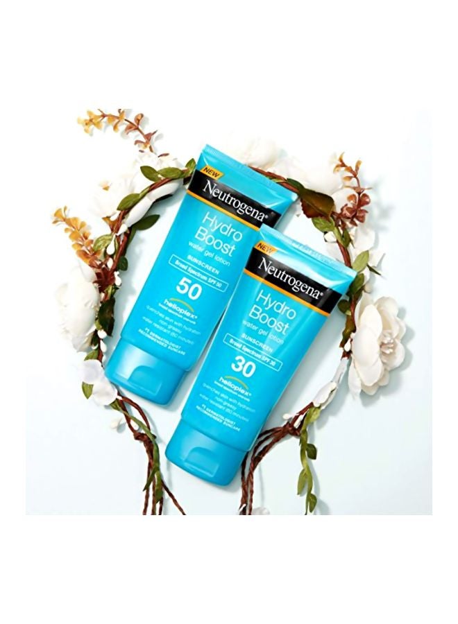 Neutrogena 3-Piece Hydro Boost Water Gel Non-Greasy Moisturizing Sunscreen SPF 50 Blue 3.0 (88 ) eachFluid Ounce - Image 5