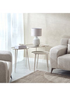Home Box طقم طاولات متداخلة من أونيكس 3 قطع 74 x 47 x 68 سم  - Image 5