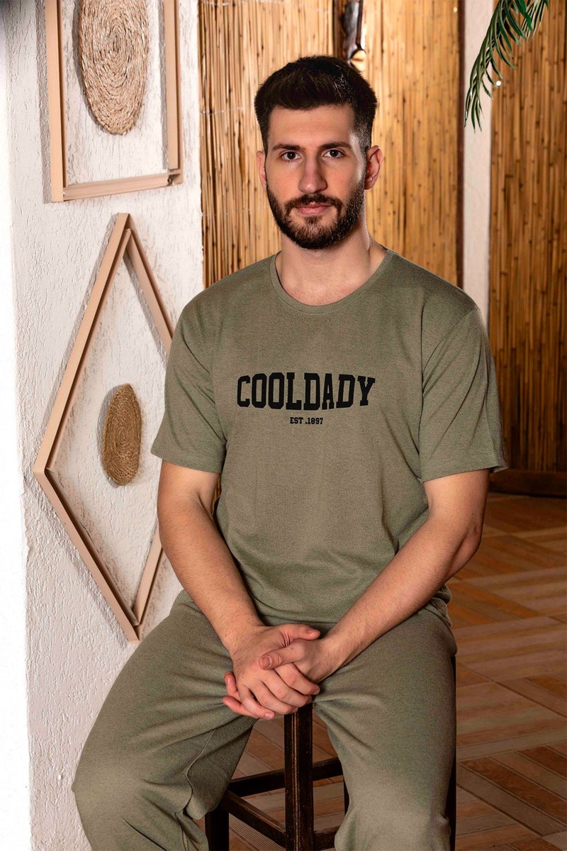 Nisanca Summer Short Sleeve 100% Cotton Men's Pajamas Set  - Image 2
