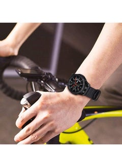 Fintie Bands Compatible with Samsung Galaxy Watch 3 45mm / Galaxy Watch 46mm / Gear S3 Classic/Frontier, Soft Woven Nylon Band 22mm Quick Release Adjustable Replacement Sport Strap, Black  - Image 4