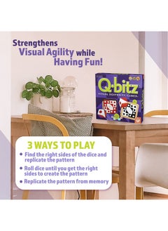 Mindware Mindware Q-Bitz Pattern Matching Fun Board Games for Family Game Night | Ages 8 and up 2-4 Players  - Image 5