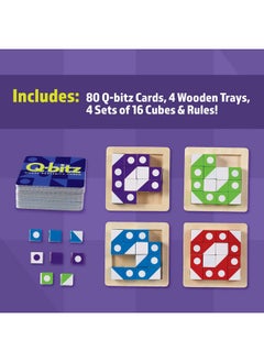 Mindware Mindware Q-Bitz Pattern Matching Fun Board Games for Family Game Night | Ages 8 and up 2-4 Players  - Image 4