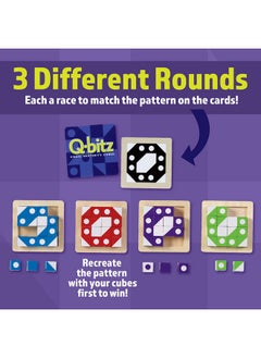 Mindware Mindware Q-Bitz Pattern Matching Fun Board Games for Family Game Night | Ages 8 and up 2-4 Players  - Image 3
