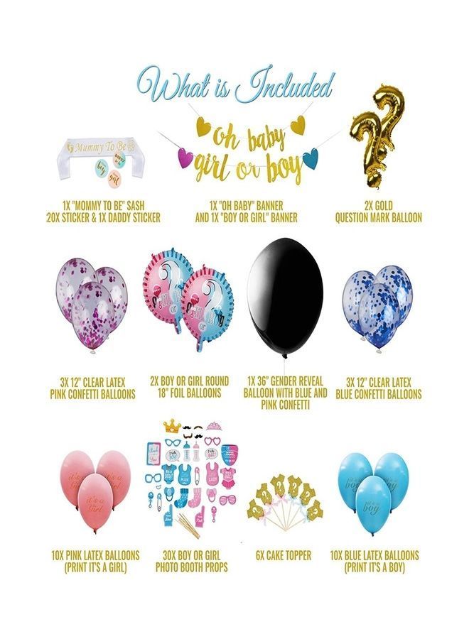 NIBEMINENT 94-Piece Party Decoration Set - Image 2