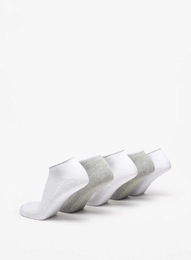 Dash Printed Ankle Length Socks - Set of 5 - Image 3