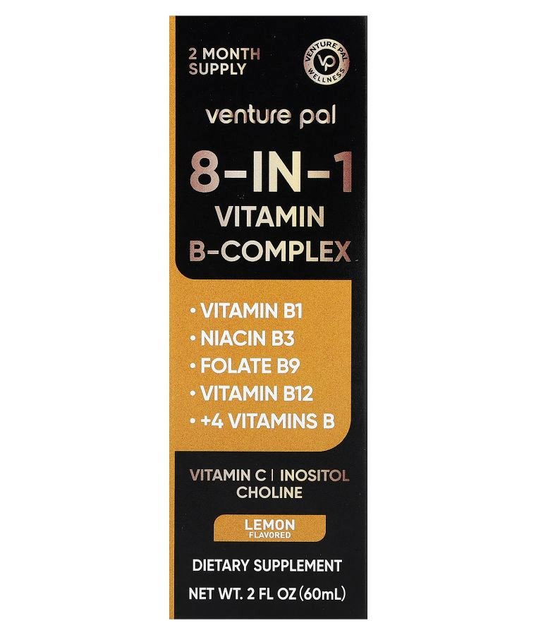 8-in-1 Vitamin B Complex Lemon 2 fl oz (60 ml)