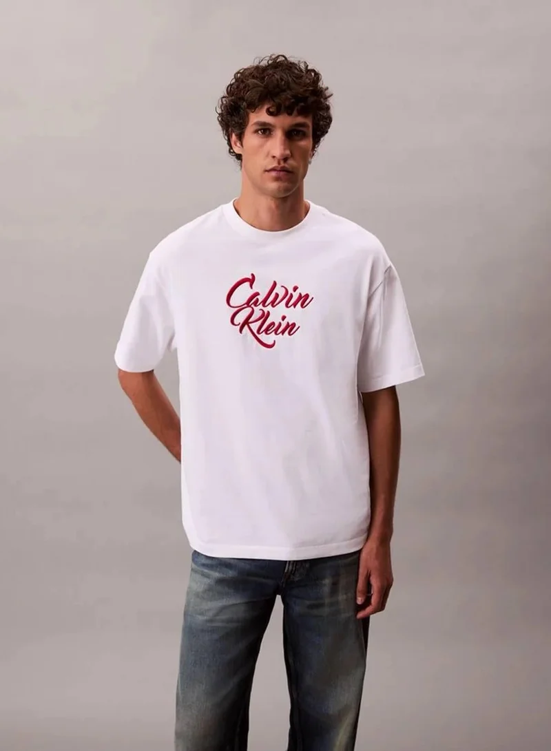 Script Logo Graphic Relaxed T-Shirt