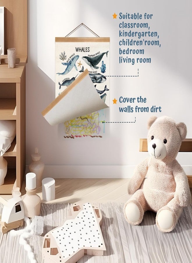 ZTGDA Sharks and Whales Posters, Sea Animals Shark Posters Wall Art,Marine Sharks Decor,Ocean Educational Poster for Kid Classroom Decorations Kids Room Home Nursery Playroom, Set of 2(Shark -1) - Image 3