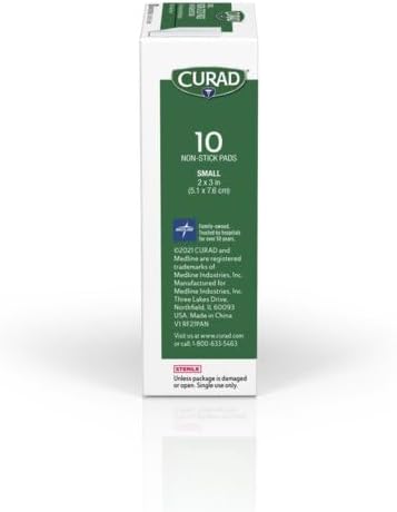 CURAD NonStick Pads 3 Inches X 4 Inches 10 Count - Image 5