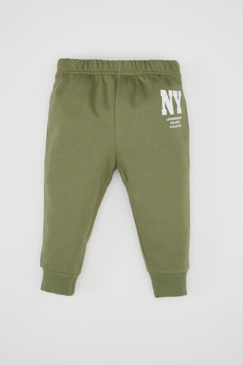 DeFacto Green Baby Boy Printed Sweatshirt Sweatpants 2 Piece Set Casual - Image 2