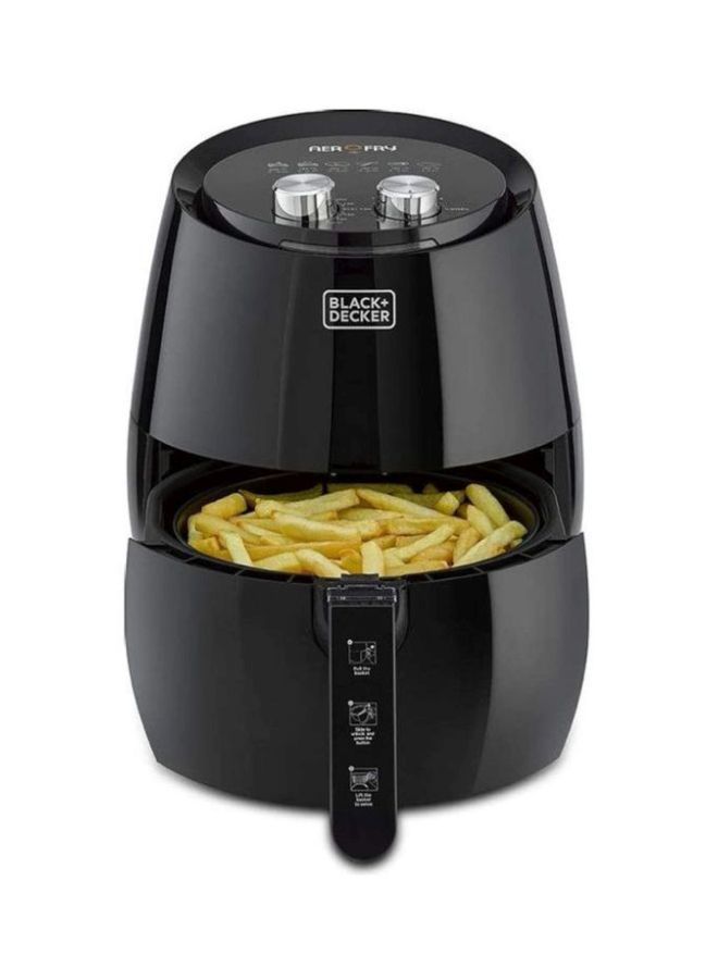 BLACK+DECKER XL Air Fryer with 1.3KG, Anti Stick, with Rapid Air Convection Technology  (Suitable for 4-6 People) - 4.5 L 1500 W AF350-B5 Black - Image 2