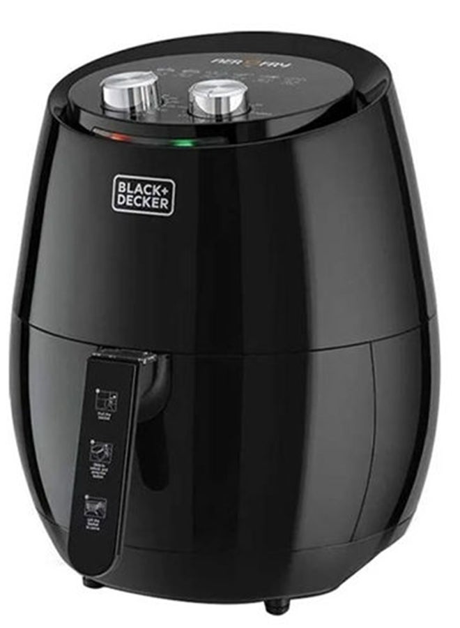 BLACK+DECKER XL Air Fryer with 1.3KG, Anti Stick, with Rapid Air Convection Technology  (Suitable for 4-6 People) - 4.5 L 1500 W AF350-B5 Black - Image 4