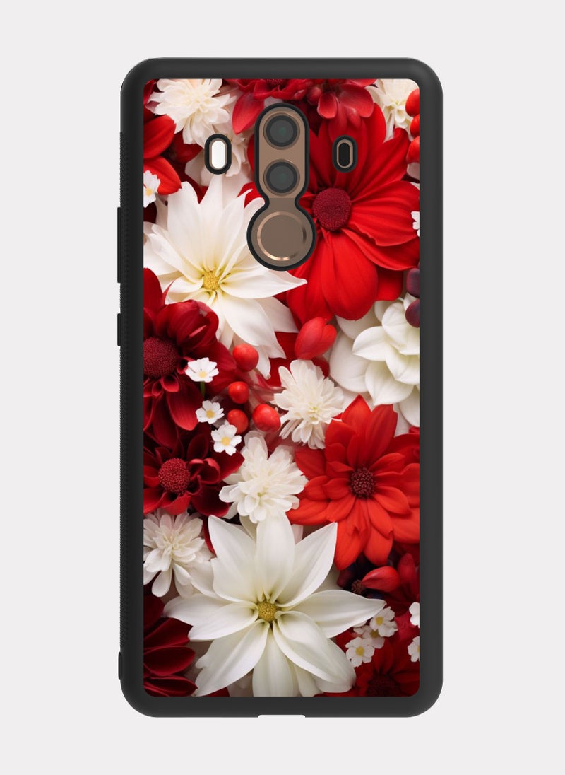 بكسلات كفر هواوي ميت 10 ورود حمراء - Image 1